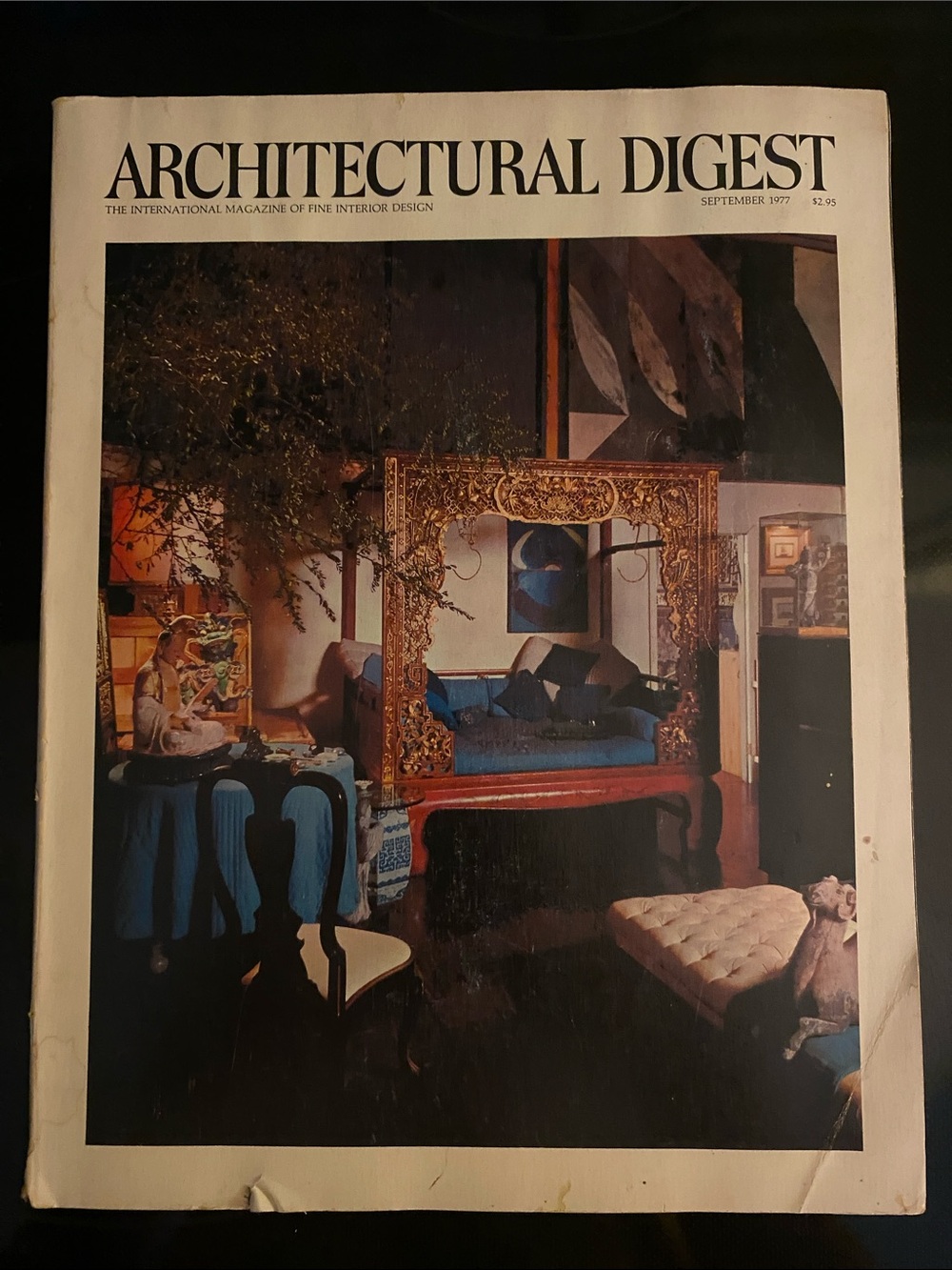 Architectural Digest Magazine - September 1977 Cover -
